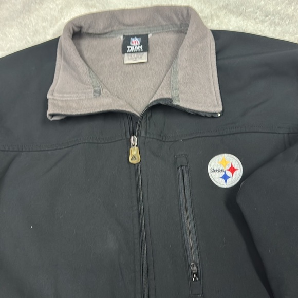 PITTSBURGH STEELERS SOFT SHELL JACKET L - Picture 2 of 7